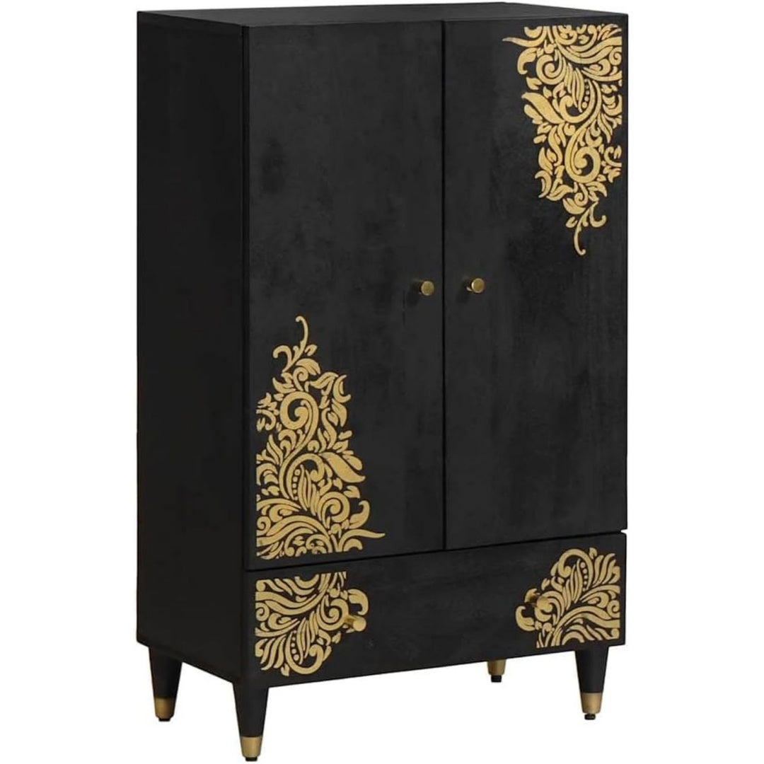 Buffet de rangement astucieux noir