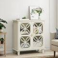Buffet de style vintage avec des etageres reglables en hauteur