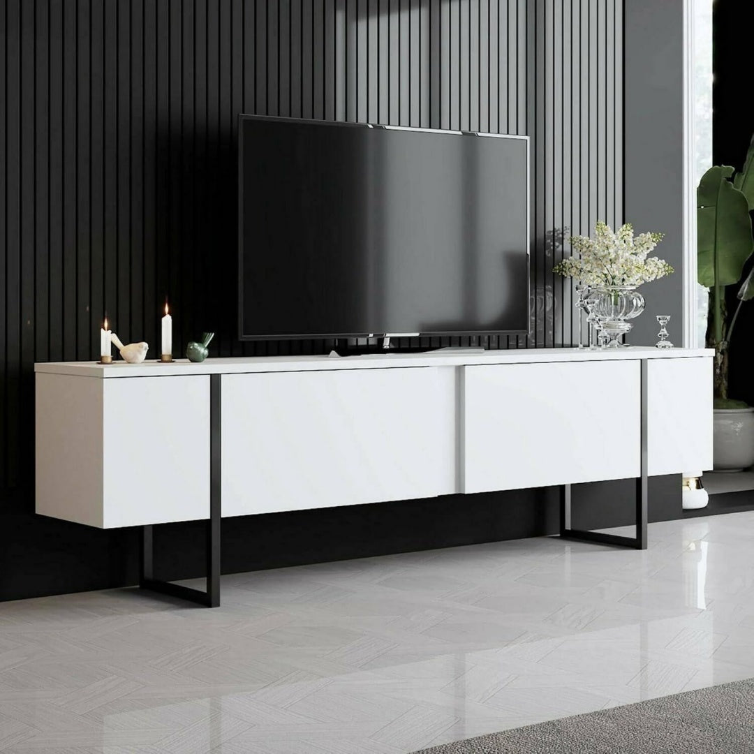 Grand meuble TV gris