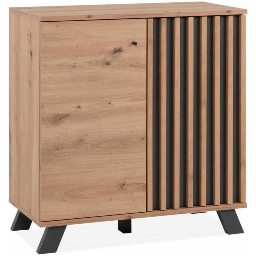 Armoire a tiroirs marron en bois, industriel et pratique