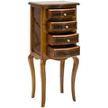 Commode pour coin nuit marron classique