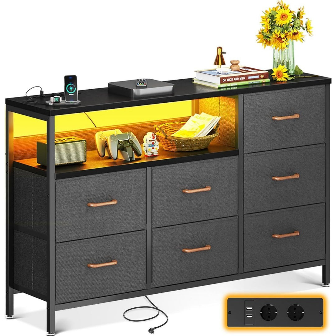 Commode d'amenagement en bois epuree