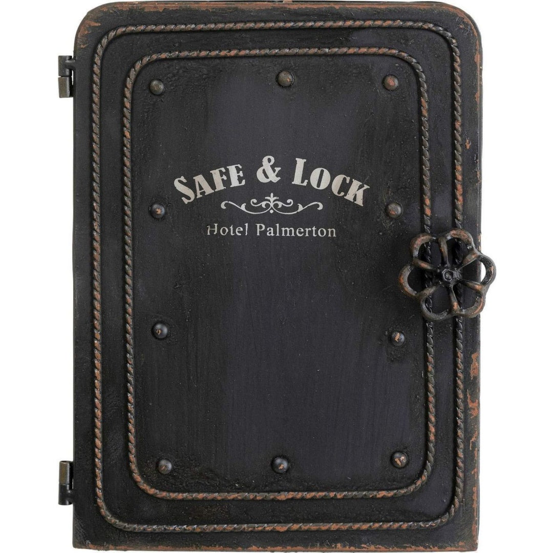 Armoire piece maitresse esprit rustique noir