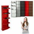 Coffre a tiroirs minimaliste rouge 50 x 15 x 169 cm