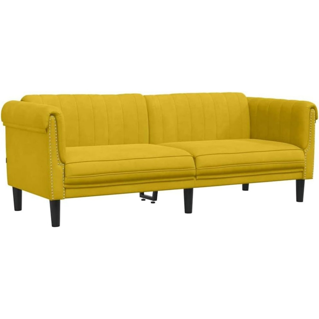 Canape or rembourre en tissu 203 x 77 x 74 cm
