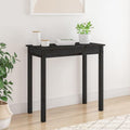 Console gris clair finition soignee 80 x 40 x 75 cm
