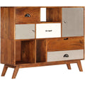 Marron enfilade cachet vintage, 115 x 35 x 86 cm
