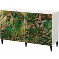 Meuble buffet vert, contemporain, ideal pour entree