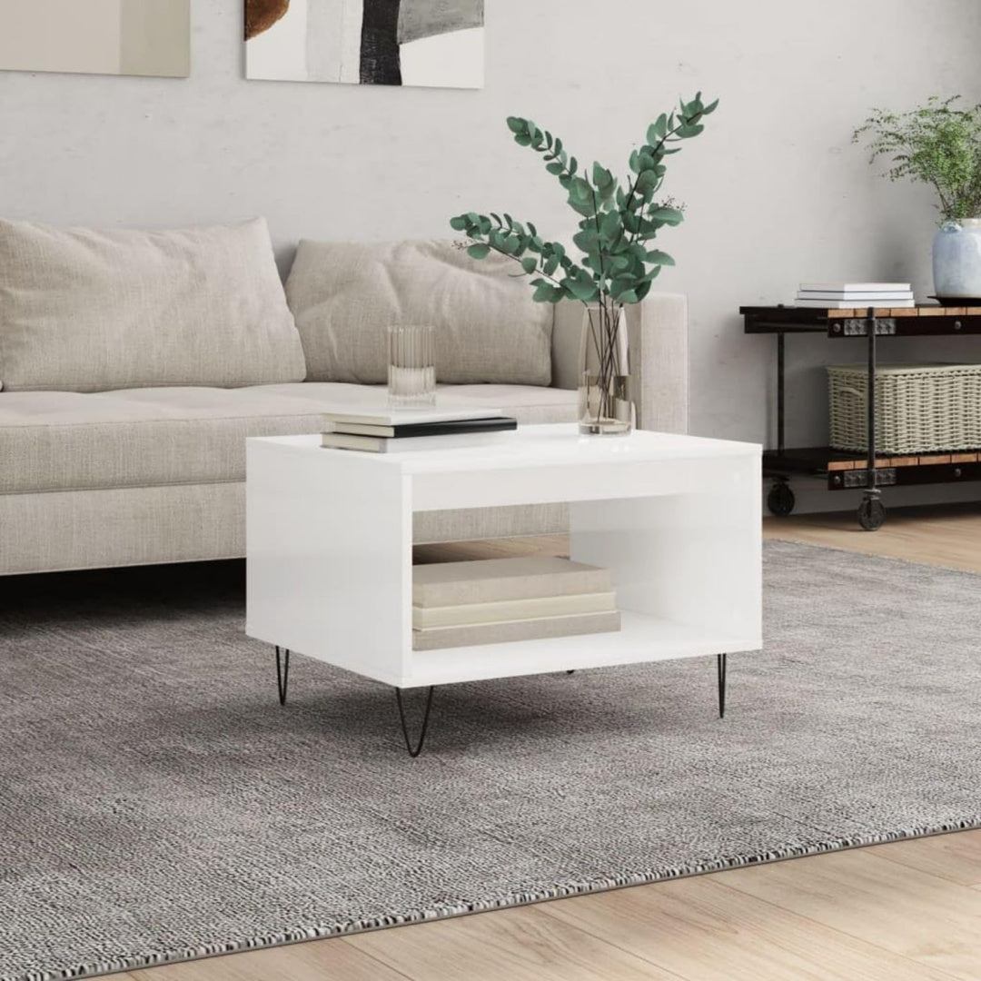 Table basse gris 60 x 50 x 40 cm intemporel