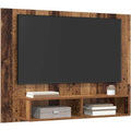 etagere murale marron, mural, rangement interieur optimise