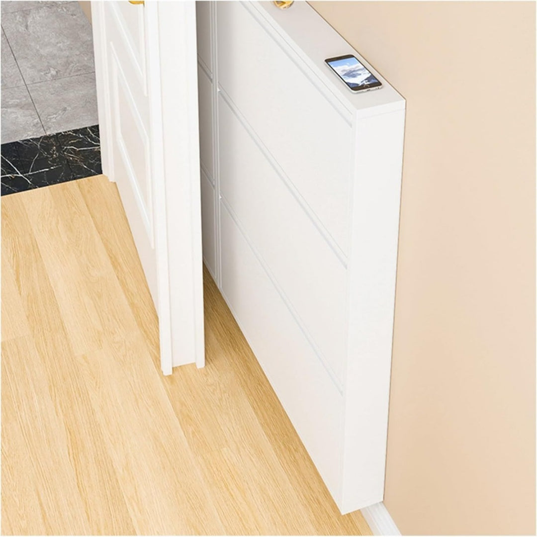 Armoire a portes coulissantes beige contemporaine