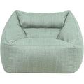Fauteuil poire rustique en tissu