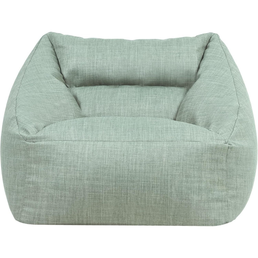 Fauteuil poire rustique en tissu
